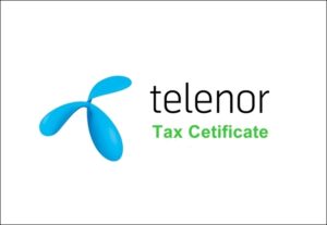 Telenor Tax Certificate - KLA Pakistan